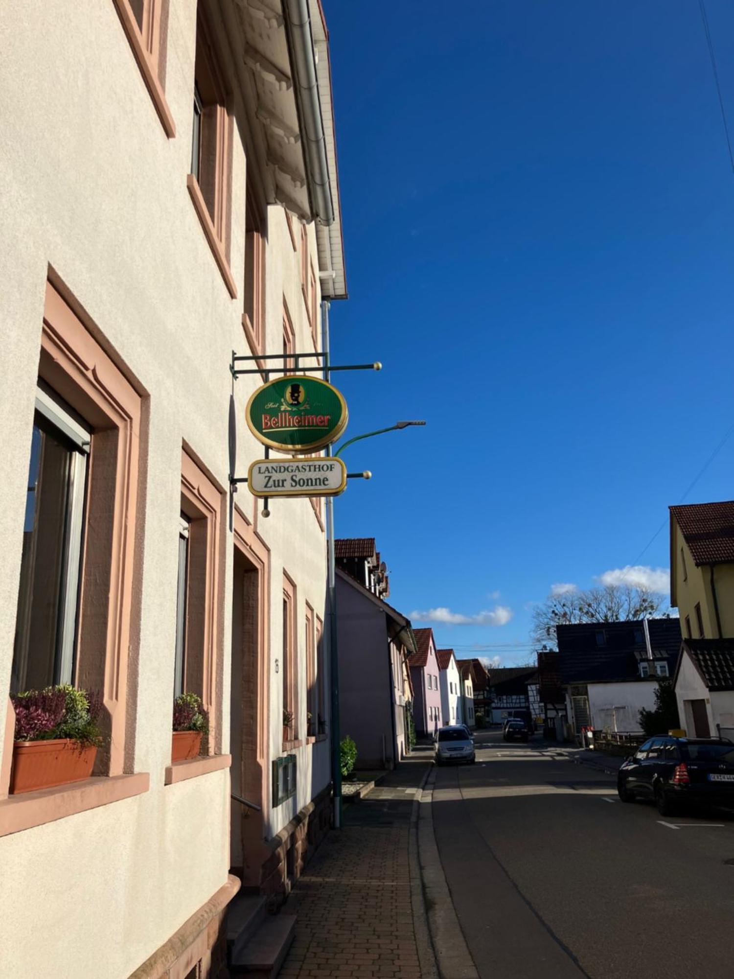 Hotel Sonne Neuburg am Rhein Buitenkant foto